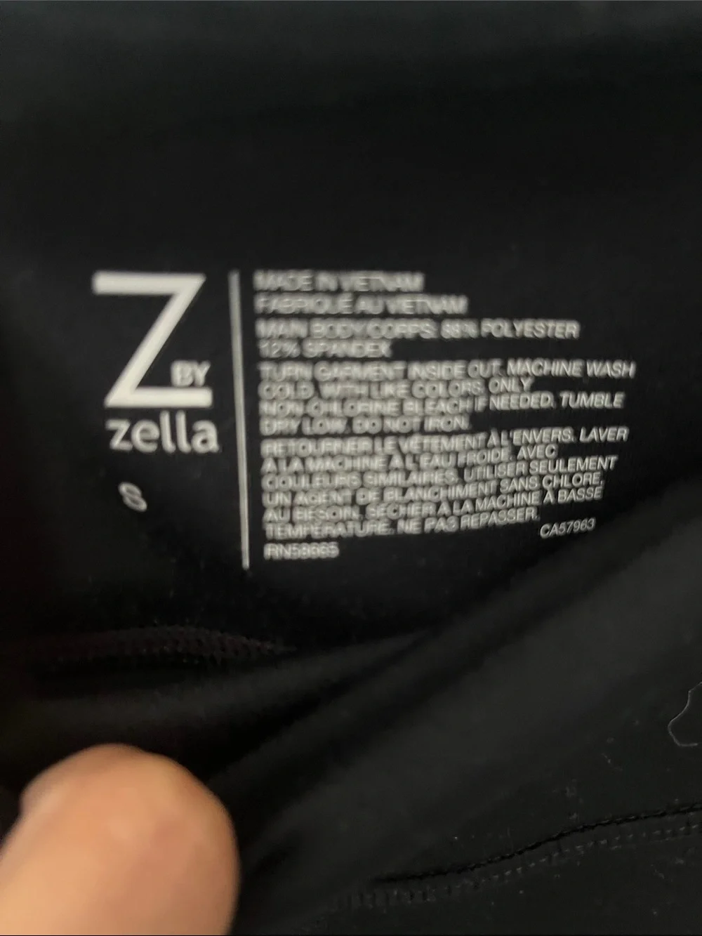 Zella Black High-Waist Jogger Leggings